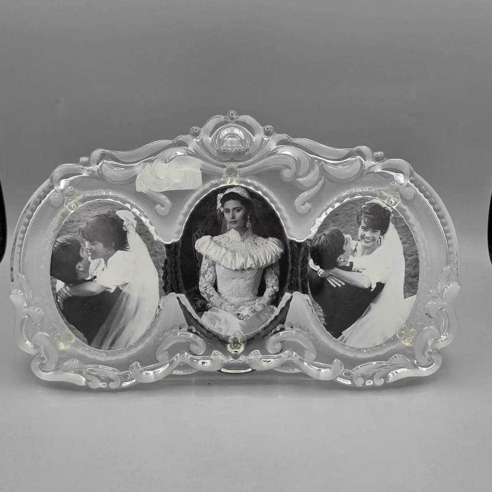 Mikasa Triple Oval Frame 3.5x4.5 Clear Princess Princess Galerie Rahmen